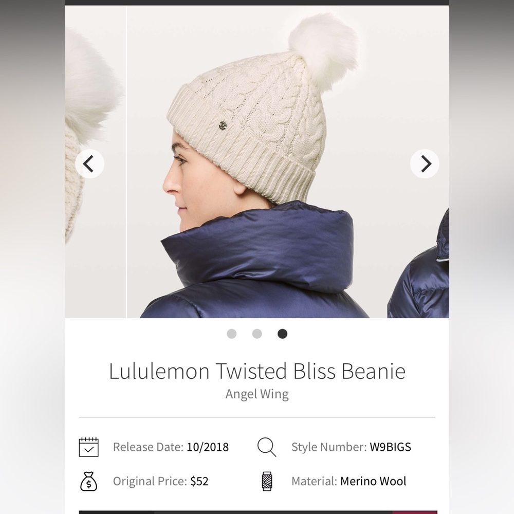 Lululemon Athletica Twisted Bliss Beanie - pink